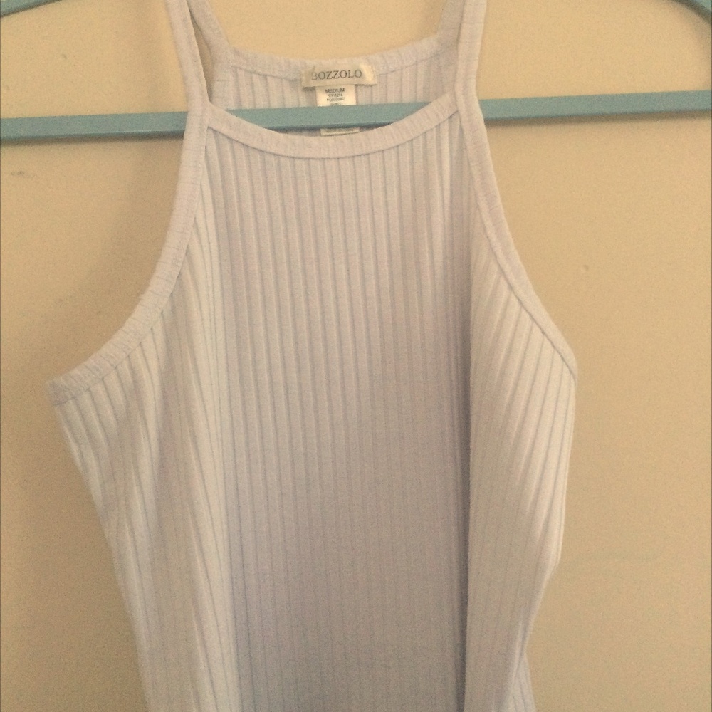 white halter top